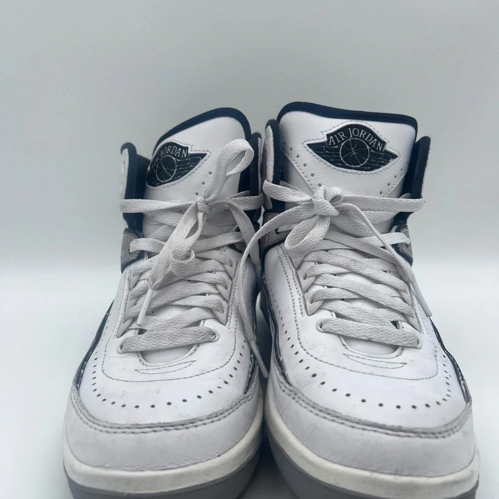 Size 6.5y-Nike Air‎ Jordan 2 Retro Python White Fire Red Black (DQ8562-102)